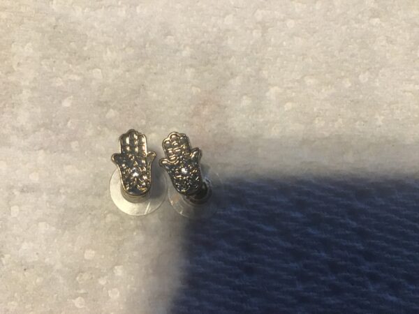 Hamsa Hand Earrings - Image 3
