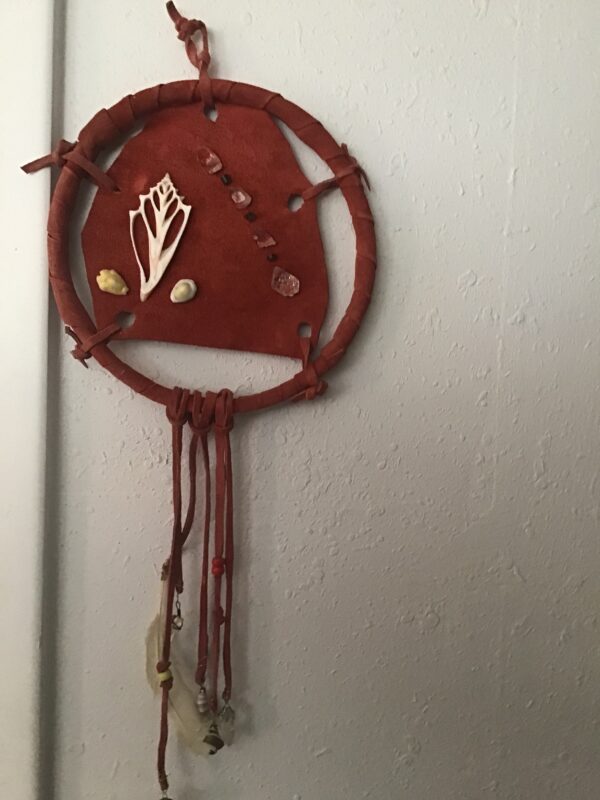 Shell and Crystal Dream Catcher