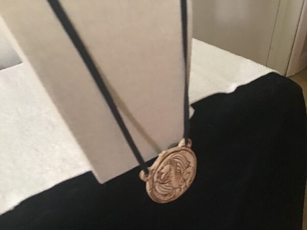 Round Off White Dragon Necklace - Image 3