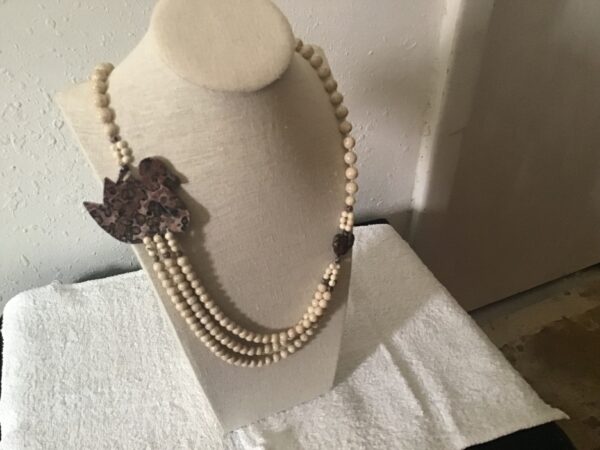 Jasper Bird and Bead Necklace - Image 7