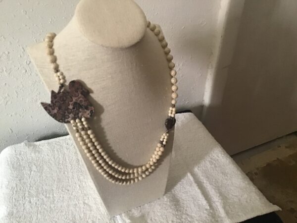 Jasper Bird and Bead Necklace - Image 6