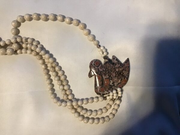 Jasper Bird and Bead Necklace - Image 2