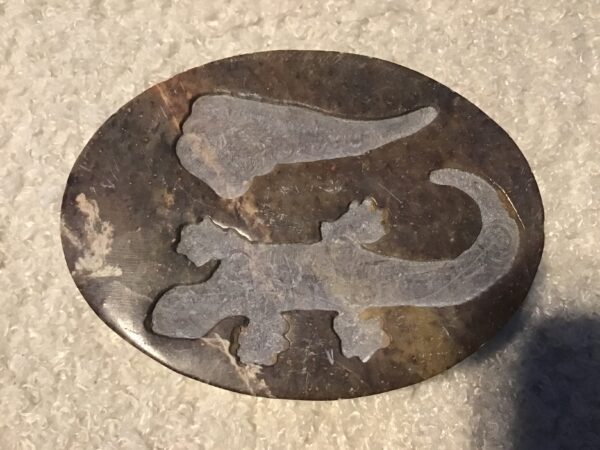 Lizard and India Trinket Box