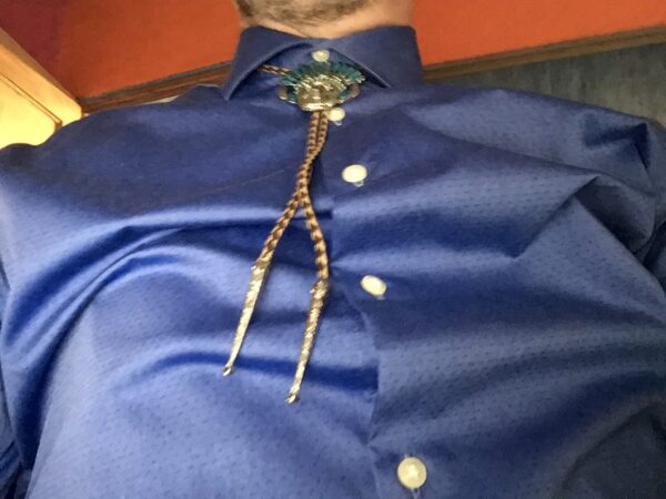 Shaman/Native American Face Bolo Tie - Image 3