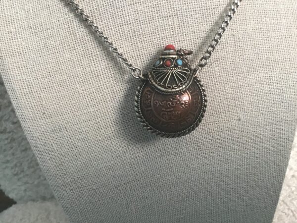 Tibetan Snuff Bottle Necklace
