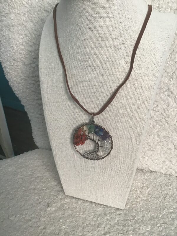 Multicolored Tree of Life Pendant - Image 3