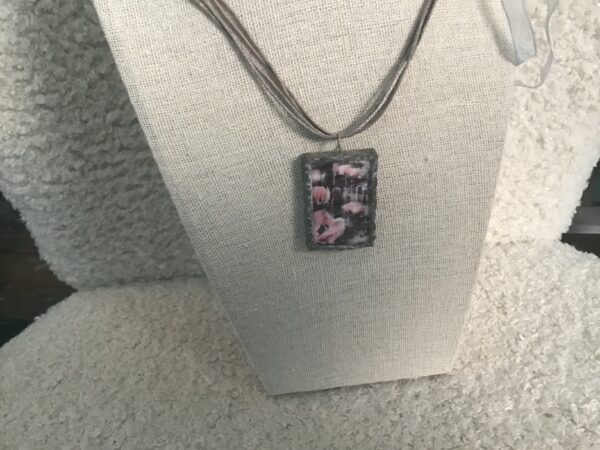 Live Laugh Love/Pink Flower Pendant - Image 5