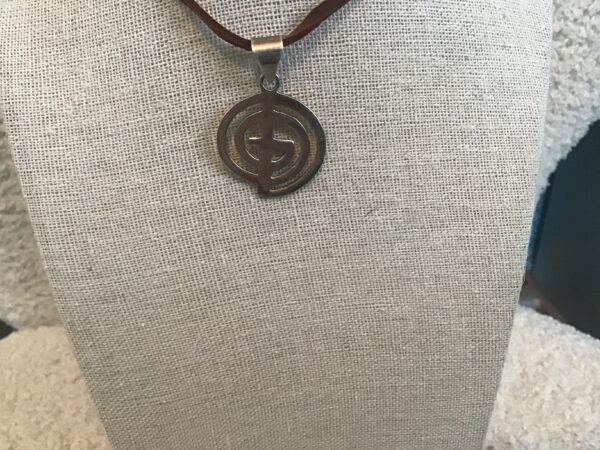 Silver Pendant Similar to Choku Rei Reiki Symbol - Image 4