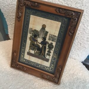 Framed Picture: Egyptian Man/Woman Scene