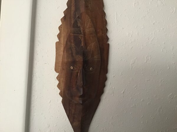 Light Brown Long Banana Shaped Wall Mask
