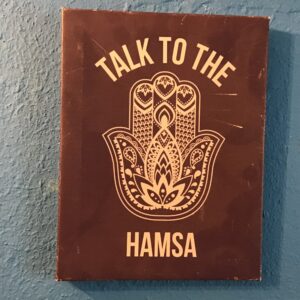 Talk to the Hamsa Wall Hanging