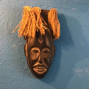 Black Indonesian Wall Mask