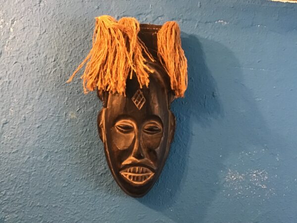 Black Indonesian Wall Mask