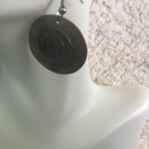 Spiral and Symbol Earrings (Round)
