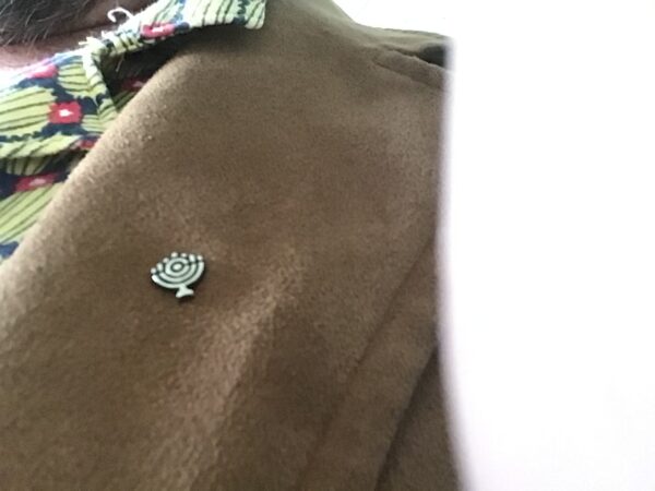 Menorah Lapel Pin