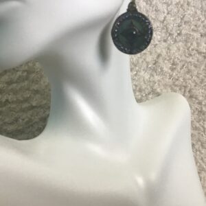 Fancy Compass Like Earrings