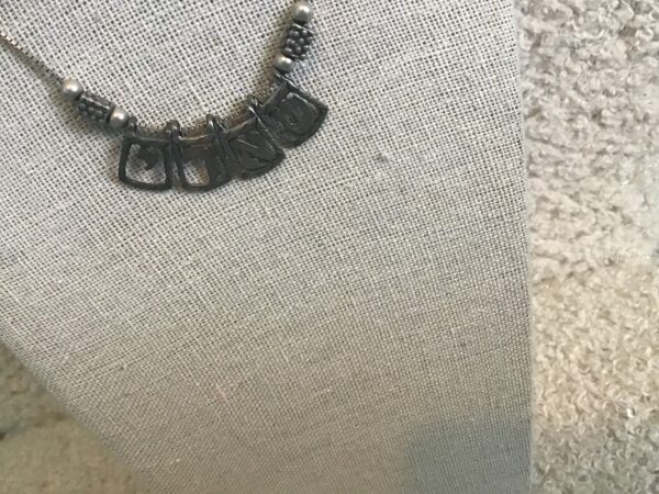Sterling Silver Hebrew Name Necklace