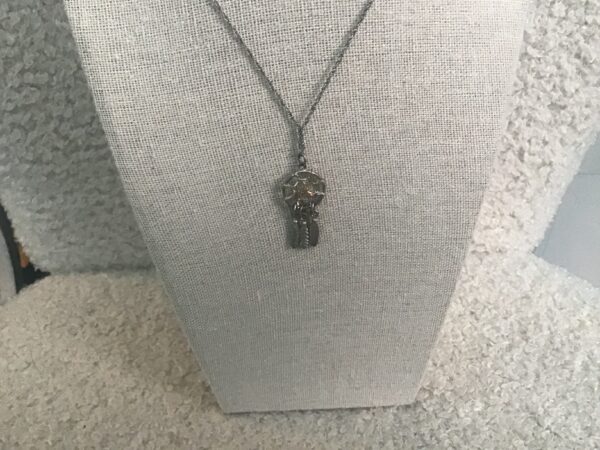 Sterling Silver Native American Dream Catcher Jewelry Set (Earrings and Necklace) - Image 3