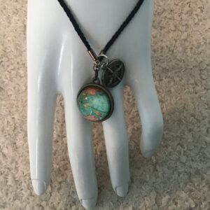 Globe and Compass Bracelet