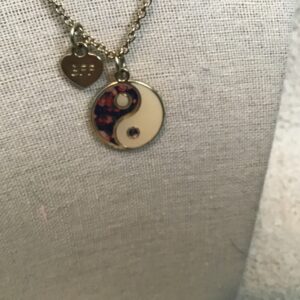 Floral Yin Yang BFF Necklace