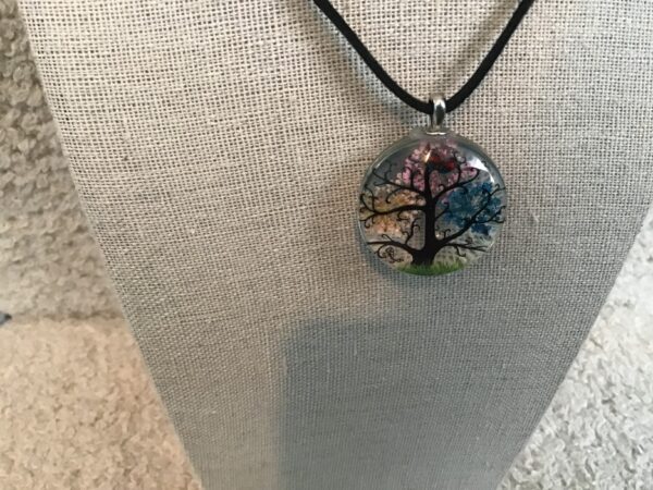 Glass Tree Pendant