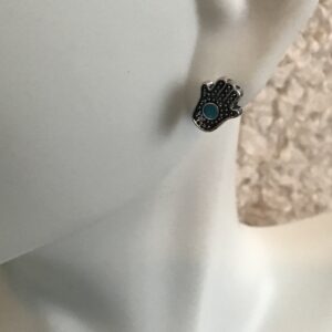 Hamsa Hand Stud Earrings