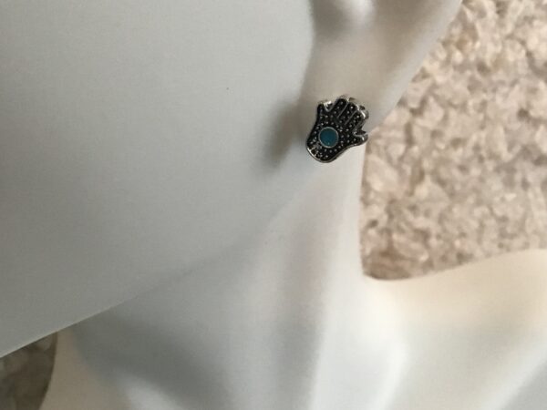 Hamsa Hand Stud Earrings