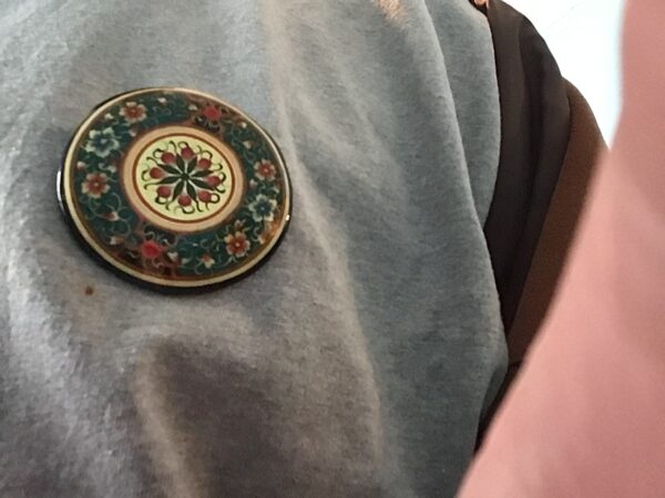 Floral Mandala Pin (Green) - Image 4