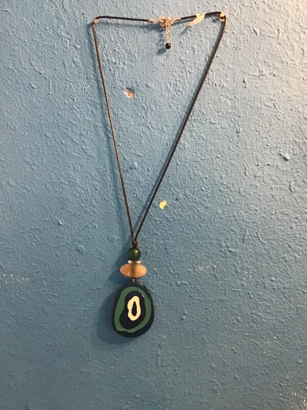 Faux Fordite/Agate Necklace - Image 4