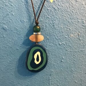 Faux Fordite/Agate Necklace