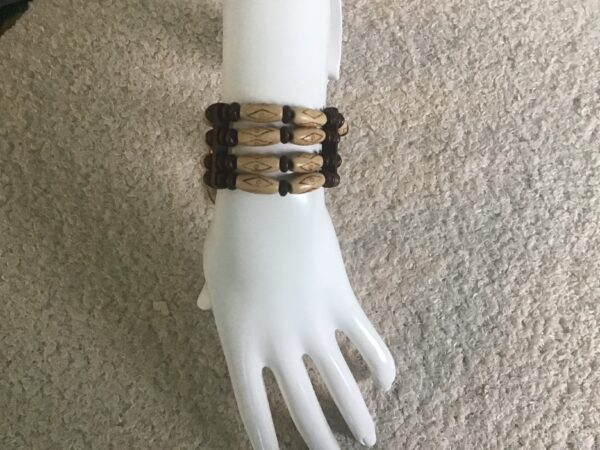 Faux Bone Bracelet (Off White) - Image 3