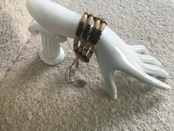 Faux Bone Bracelet (Off White) - Image 5