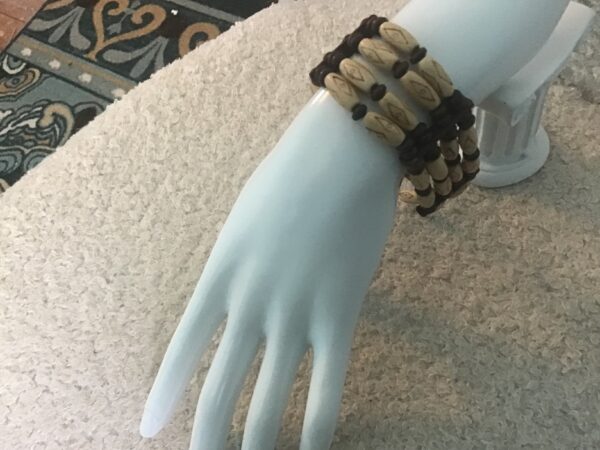Faux Bone Bracelet (Off White) - Image 2