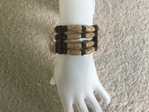 Faux Bone Bracelet (Off White)