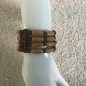 Faux Bone Bracelet (Light Brown)