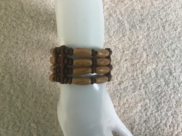 Faux Bone Bracelet (Light Brown)