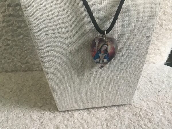 Mary/Heart Shaped Necklace - Image 5