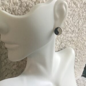 Yin Yang Stud Earrings