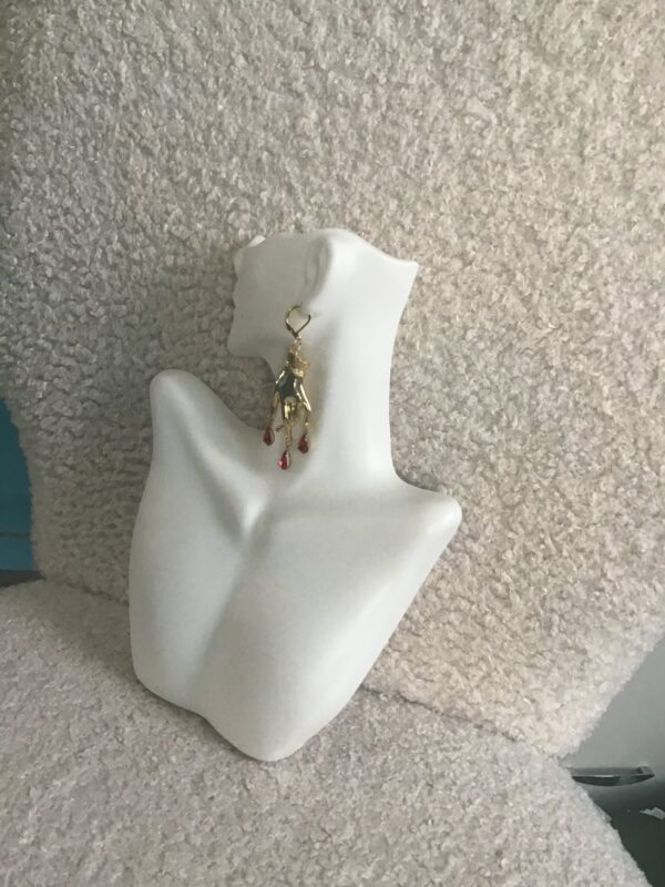 Hand and Bloody Dagger Earrings - Image 4