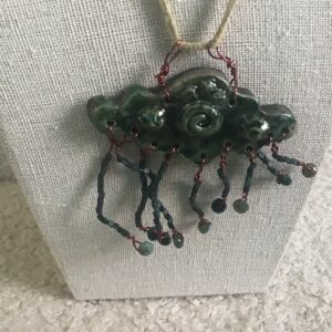 Spiral Symbol/Cloud Necklace