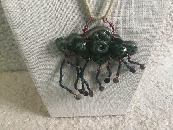 Spiral Symbol/Cloud Necklace