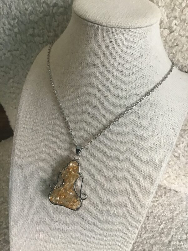 Meditating Woman Necklace - Image 5
