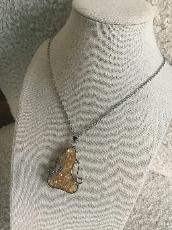 Meditating Woman Necklace - Image 4