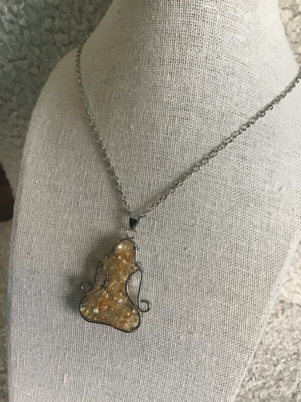 Meditating Woman Necklace - Image 3