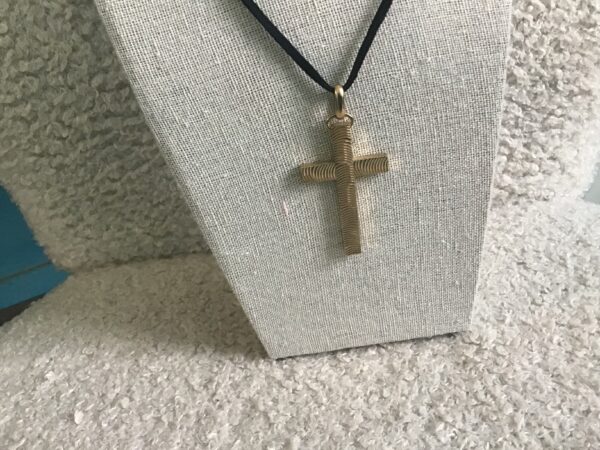 Gold Colored Cross Pendant
