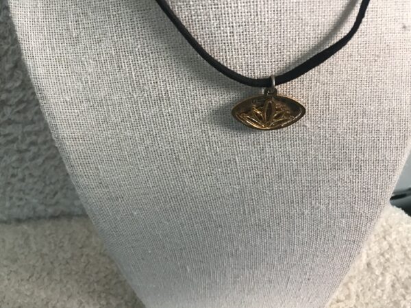 Lotus Flower/Desire, Ask, Believe, Receive Pendant
