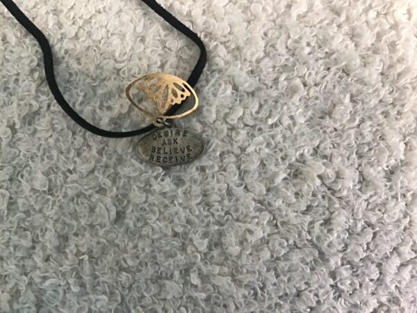 Lotus Flower/Desire, Ask, Believe, Receive Pendant - Image 5