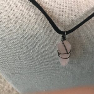 Quartz Crystal Pendant (Possibly Rose Quartz)