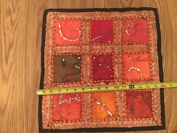 Throw Pillow Cover (9 squares) - Image 3