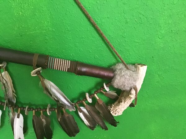 Native American Peace Pipe Wall Hanging - Image 6